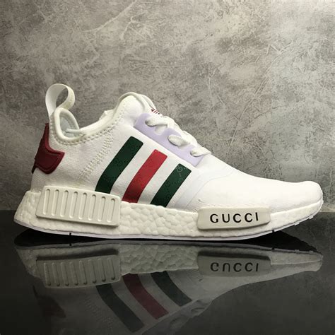 2017 cheap adidas originals nmd x gucci white running shoes|adidas x gucci gg monogram.